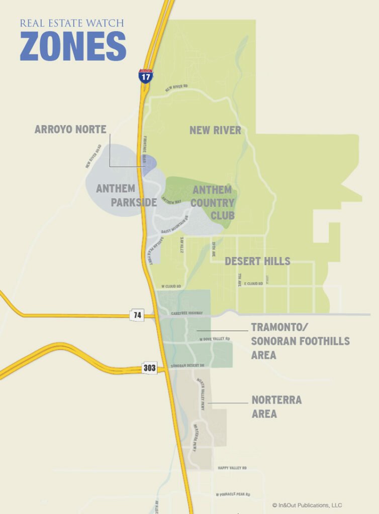 north phoenix real estate zones