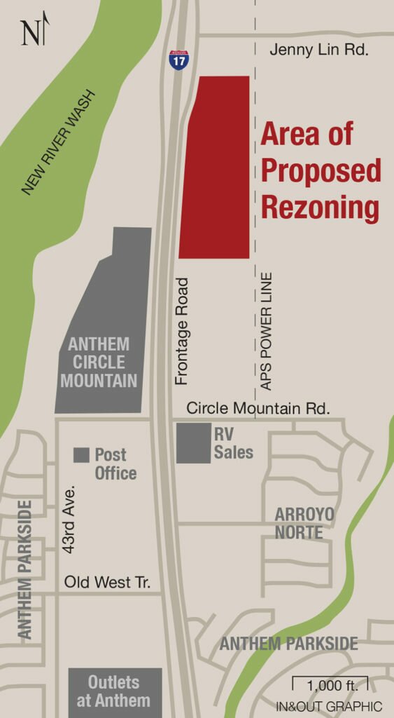 proposed development map