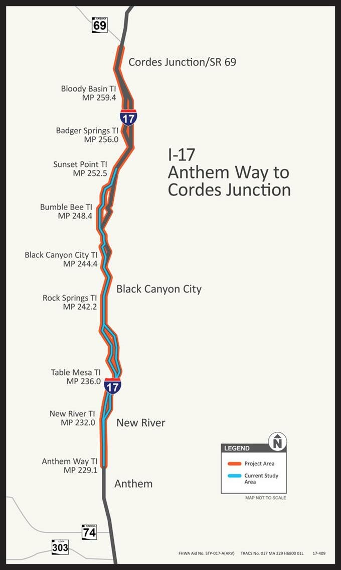 i17 mileposts anthem way to cordes junction