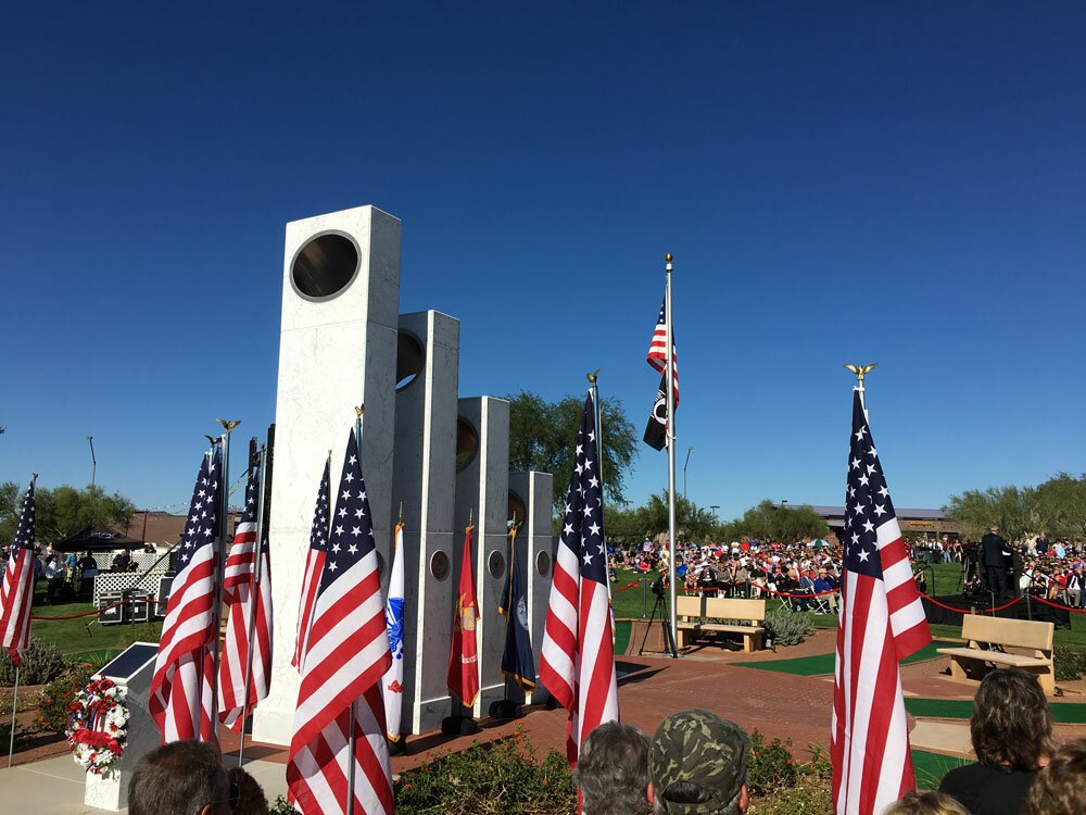 veterans memorial ceremony
