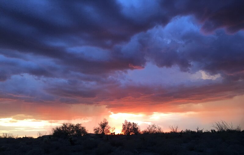 monsoon sunset