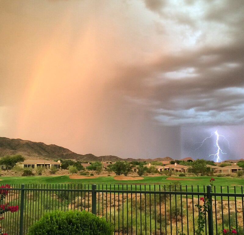 monsoon storm lightning