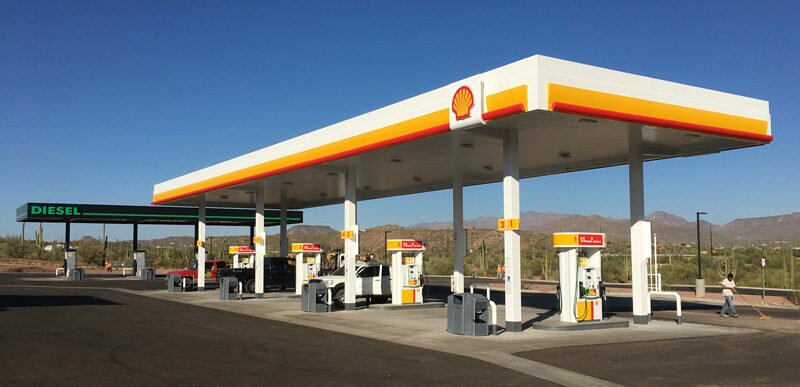 shell station in new river open