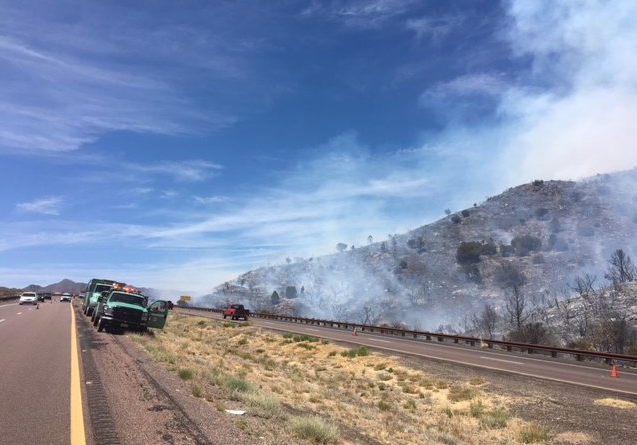 fire near table mesa road