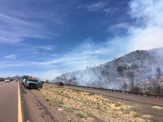 fire near table mesa road