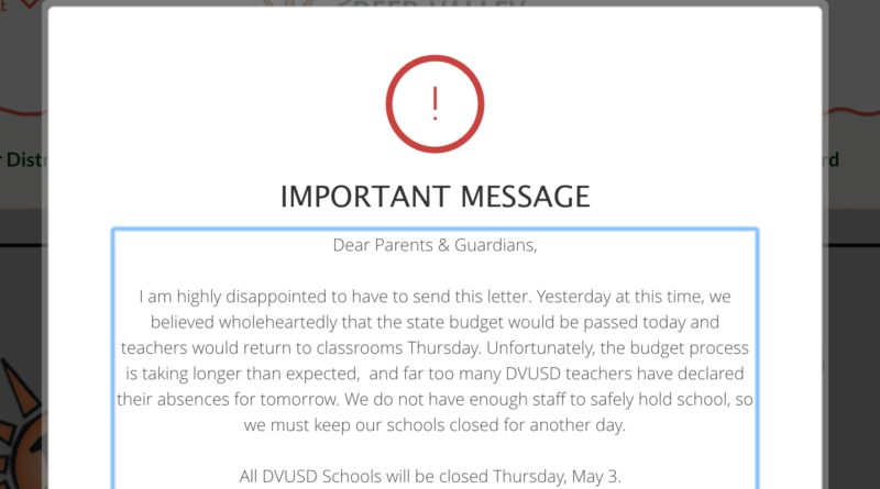 dvusd schools closed may 3