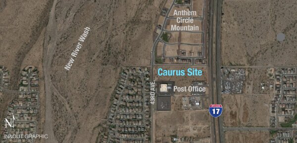 caurus academy new school site map